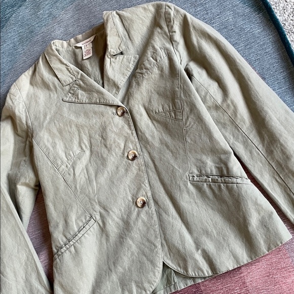 Sundance Green Linen Women's Blazer - Picture 9 of 13